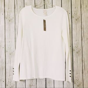 Chico’s White Sweater BNWT Size: 0